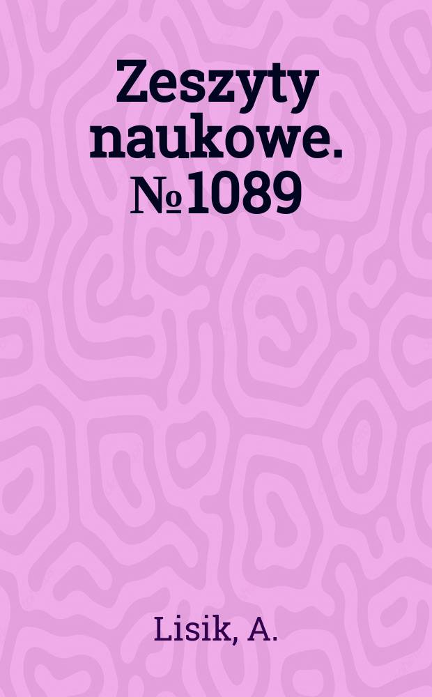 Zeszyty naukowe. №1089 : Strukturalizm otwarty