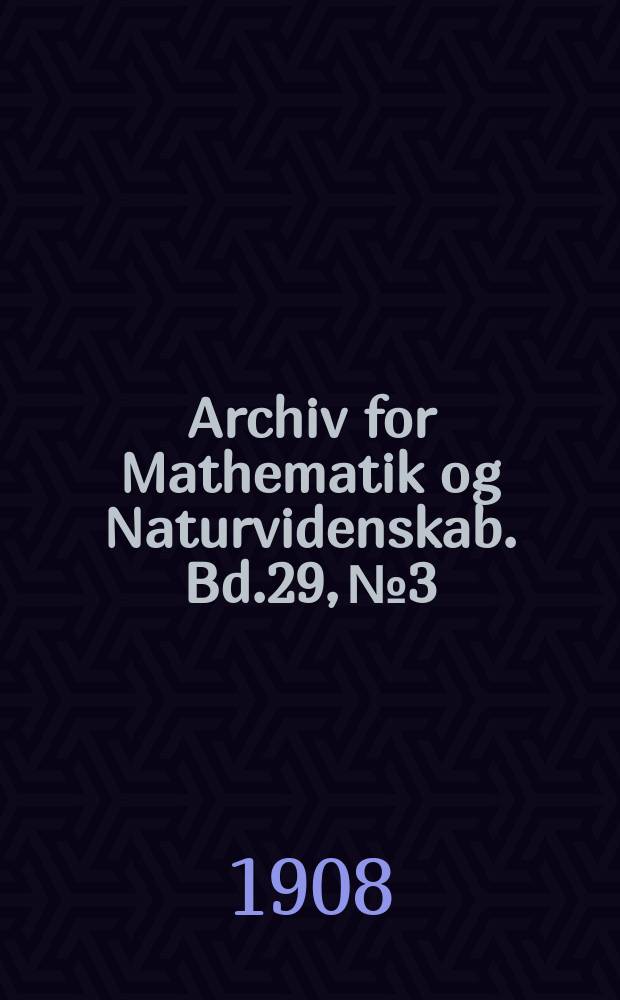Archiv for Mathematik og Naturvidenskab. Bd.29, №3 : Hønefoss-skjæringen og de geologiske forhold ved samme