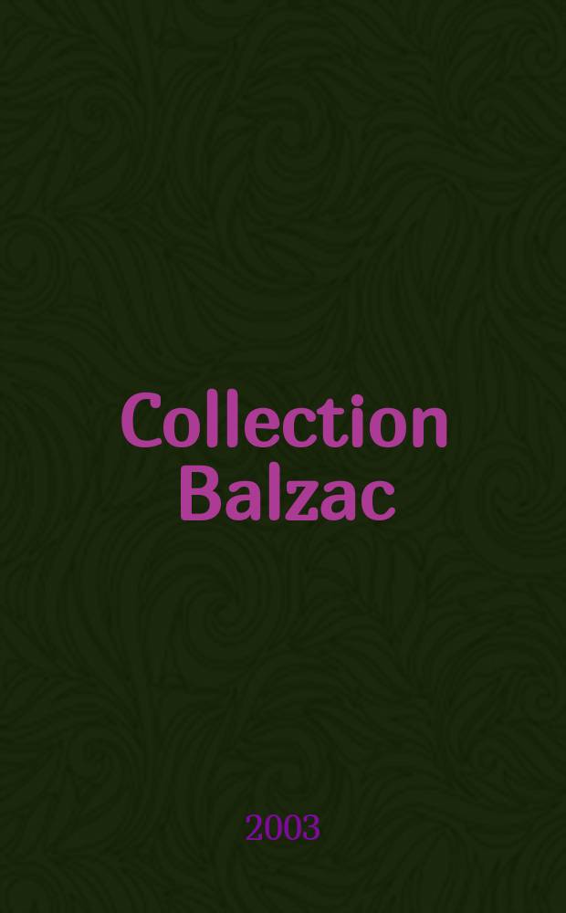 Collection Balzac