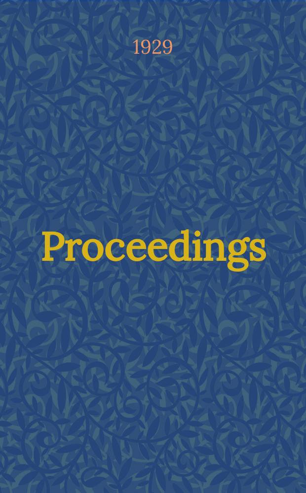 Proceedings
