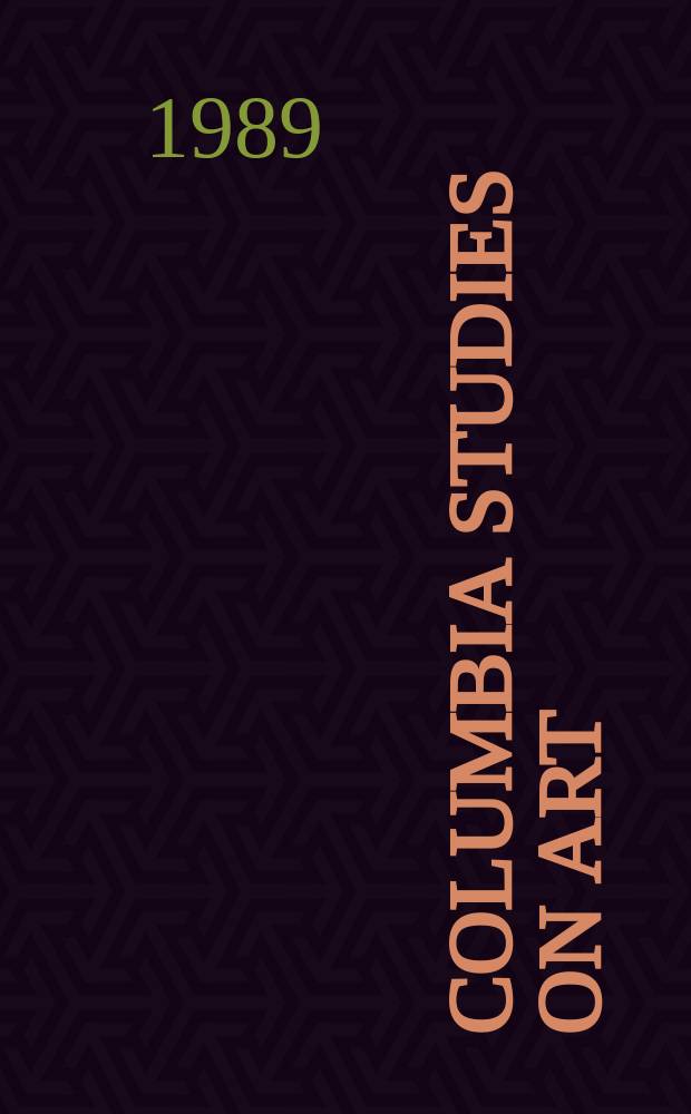 Columbia studies on art