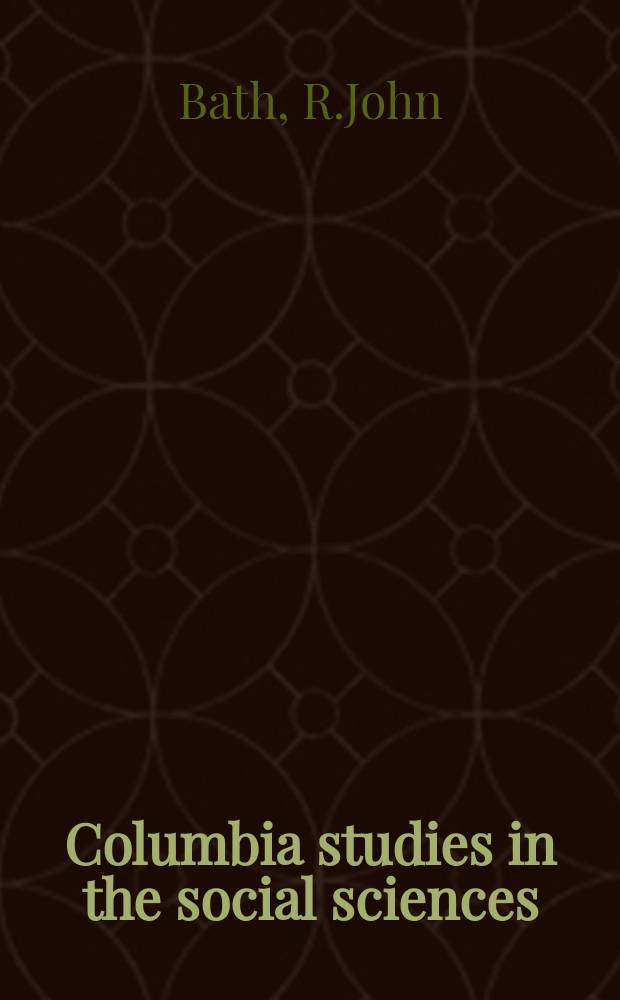 Columbia studies in the social sciences : Ed. by the Faculty of political science of Columbia university. №484 : The fall of the Napoleonic Kingdom of Italy (1814)