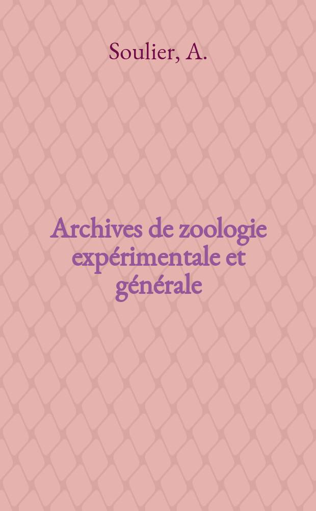 Archives de zoologie expérimentale et générale : Histoire naturelle, morphologie, histologie évolution des animaux. Sér. 4, T.5, №3 : La fécondation chez la Serpule
