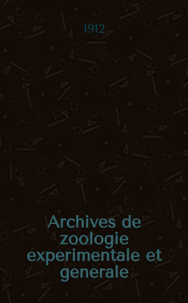 Archives de zoologie expérimentale et générale : Histoire naturelle, morphologie, histologie évolution des animaux. Sér. 5, T.10, №7 : Les divisions du Noyau chez Amoebidium parasiticum Clerk