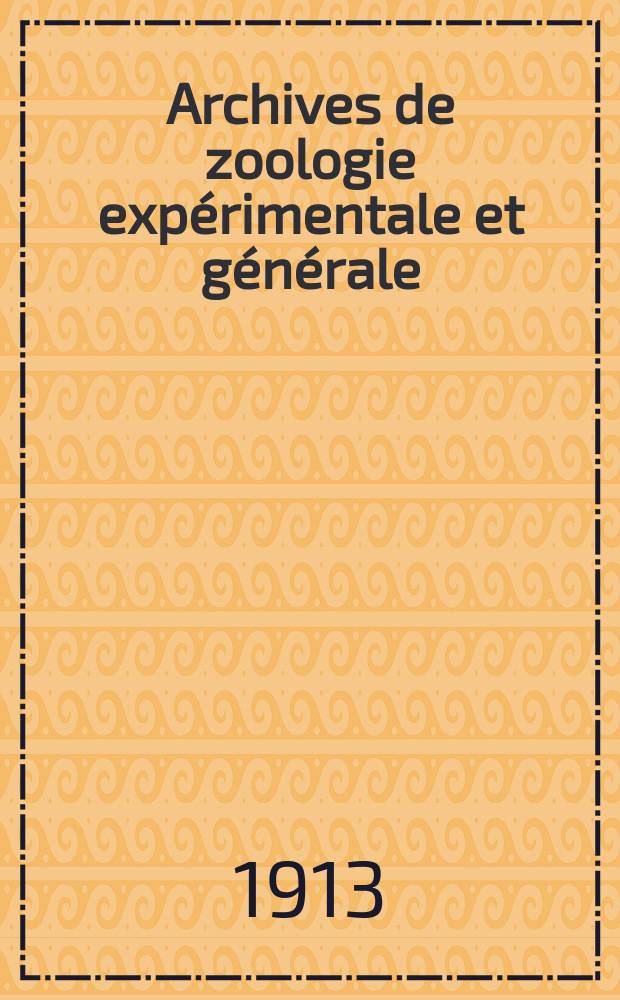 Archives de zoologie expérimentale et générale : Histoire naturelle, morphologie, histologie évolution des animaux. Sér. 5, T.52, №1 : L'appareil fixateur de l'oeuf du Kurtus Gullivari