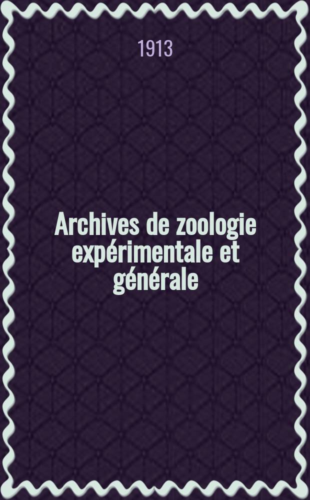 Archives de zoologie exp&eacute;rimentale et g&eacute;n&eacute;rale : Histoire naturelle, morphologie, histologie &eacute;volution des animaux. S&eacute;r. 5, T.52, №7 : Recherches sur l'anatomie des reins du Cottus gobio