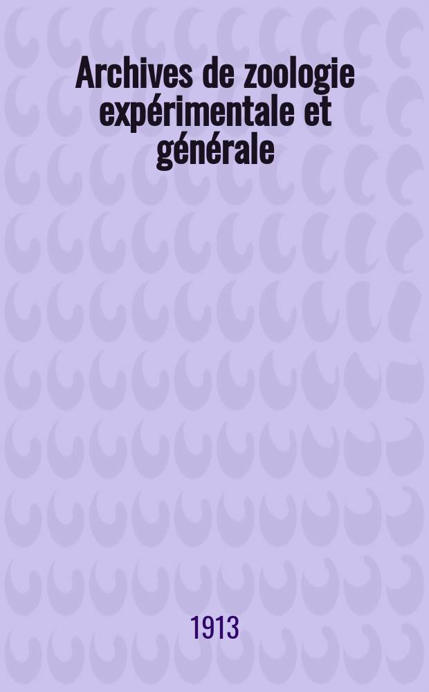 Archives de zoologie expérimentale et générale : Histoire naturelle, morphologie, histologie évolution des animaux. Sér. 5, T.53, №4 : Recherches sur la glande uropygienne des Oiseaux
