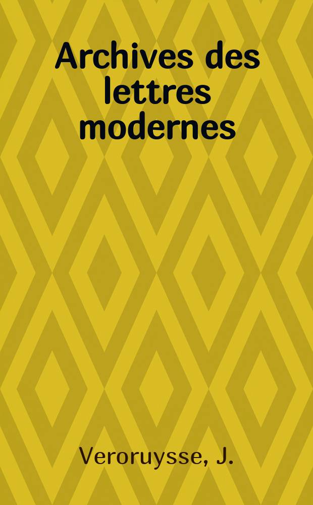 Archives des lettres modernes : Études de critique et d'histoire littéraire. №91 : Rivarol conteur philosophique