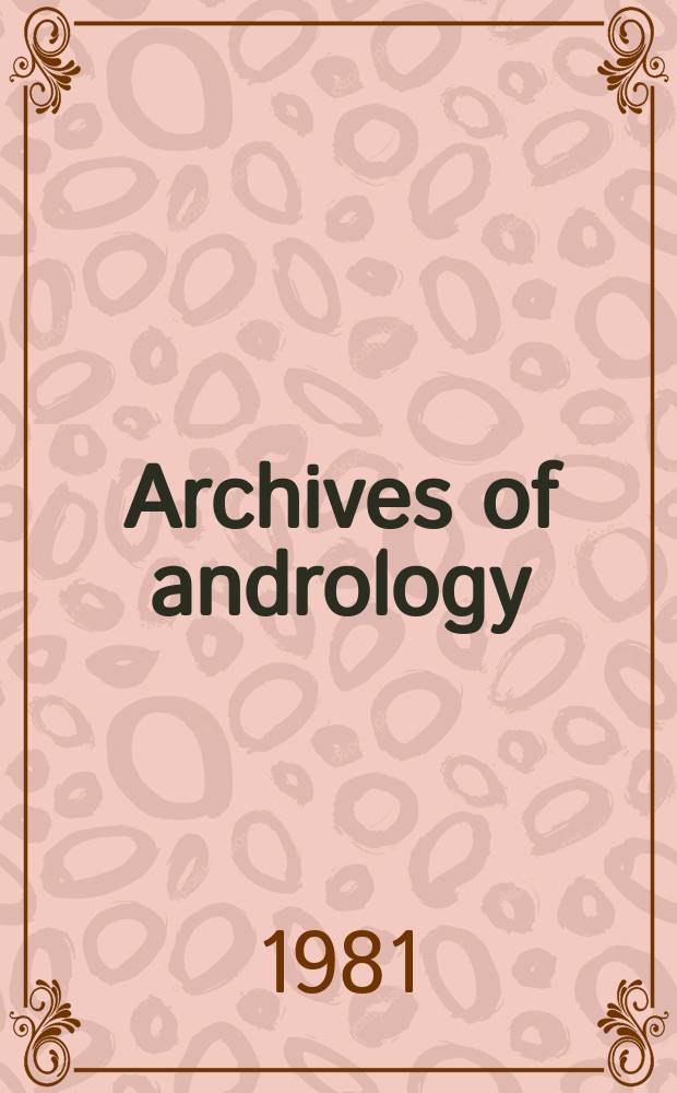 Archives of andrology : An intern j