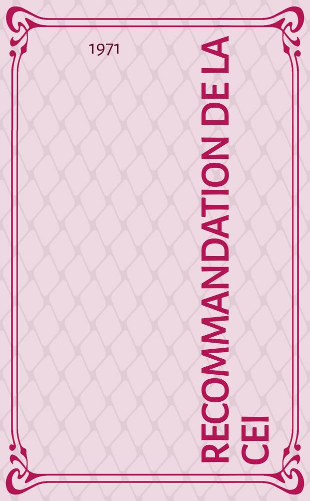 Recommandation de la CEI : Publication. 56–1 : Disjoncteurs à courant alternatif à haute tension