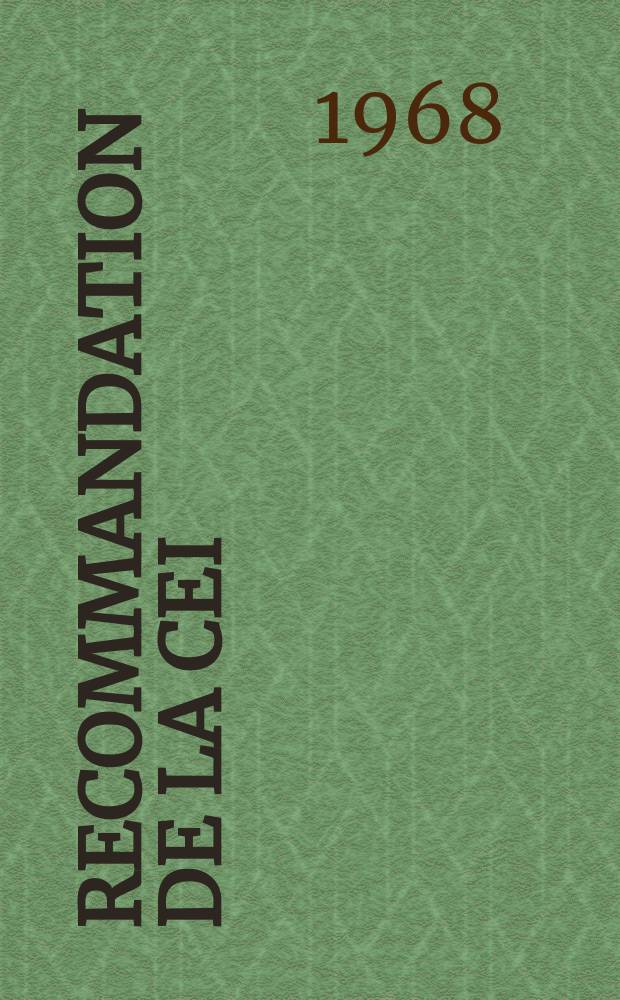 Recommandation de la CEI : Publication. 68&ndash;2&ndash;29 : Essai fondamentaux climatiques et de robustesse m&eacute;canique applicables aux mat&eacute;riels &eacute;lectroniques et &agrave; lerus composants