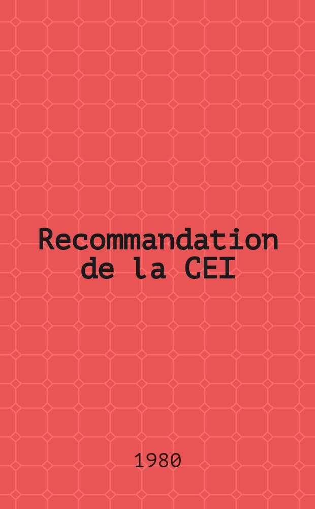 Recommandation de la CEI : Publication. 92–502 : Installations électriques à bord des navires