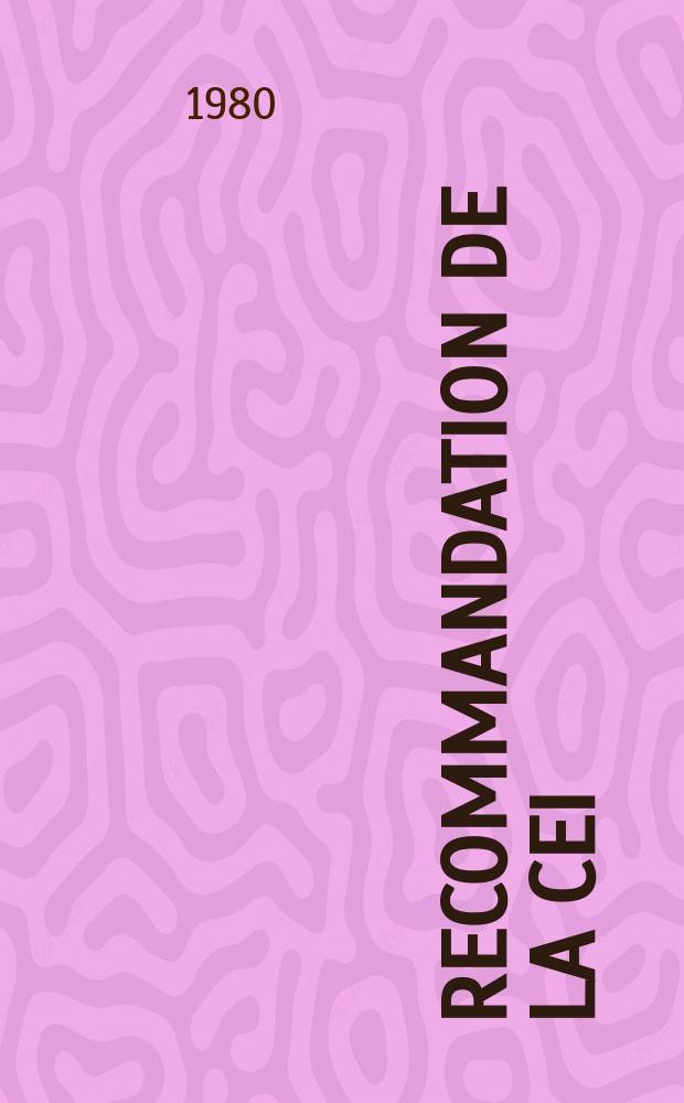 Recommandation de la CEI : Publication. 68–2–30 : Essai fondamentaux climatiques et de robustesse mécanique applicables aux matériels électroniques et à lerus composants