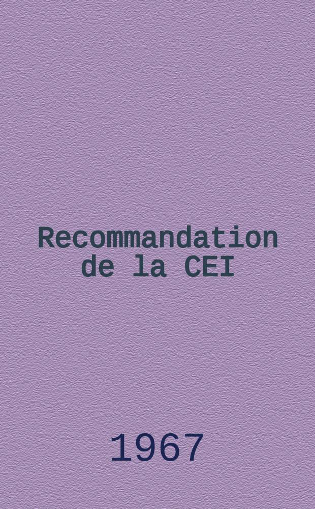 Recommandation de la CEI : Publication : Câbles et fils pour basses fréquences isoles au PCV