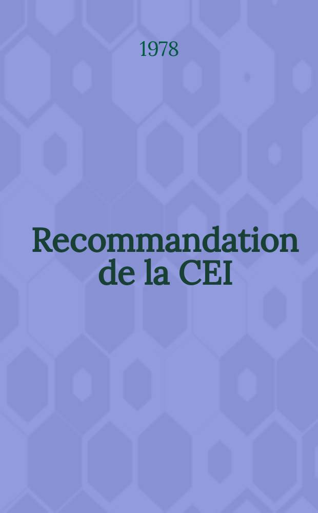 Recommandation de la CEI : Publication. 191–2H : Normalisation mécanique des dispositifs à semi-conducteurs