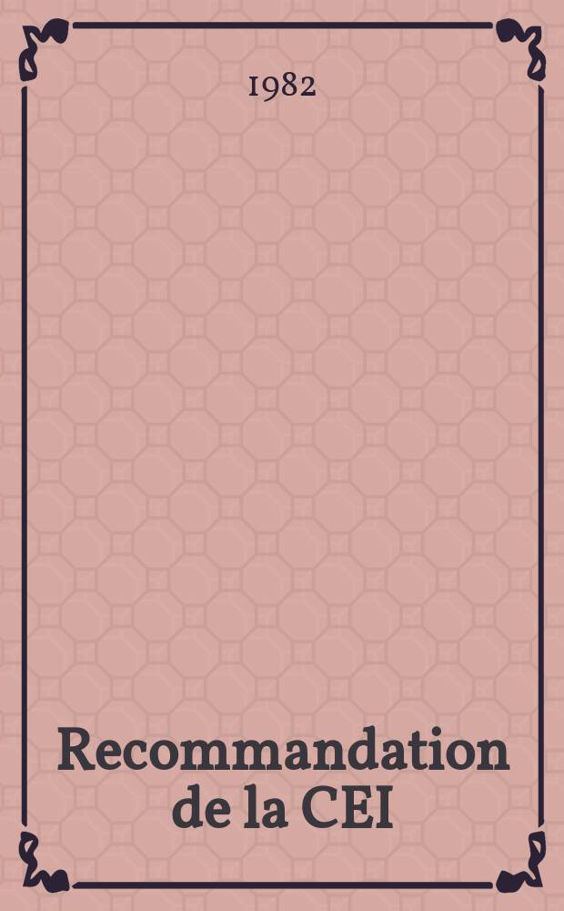 Recommandation de la CEI : Publication : Echelles et dimensions des graphiques poule trace des courbes de réponse en fréquence