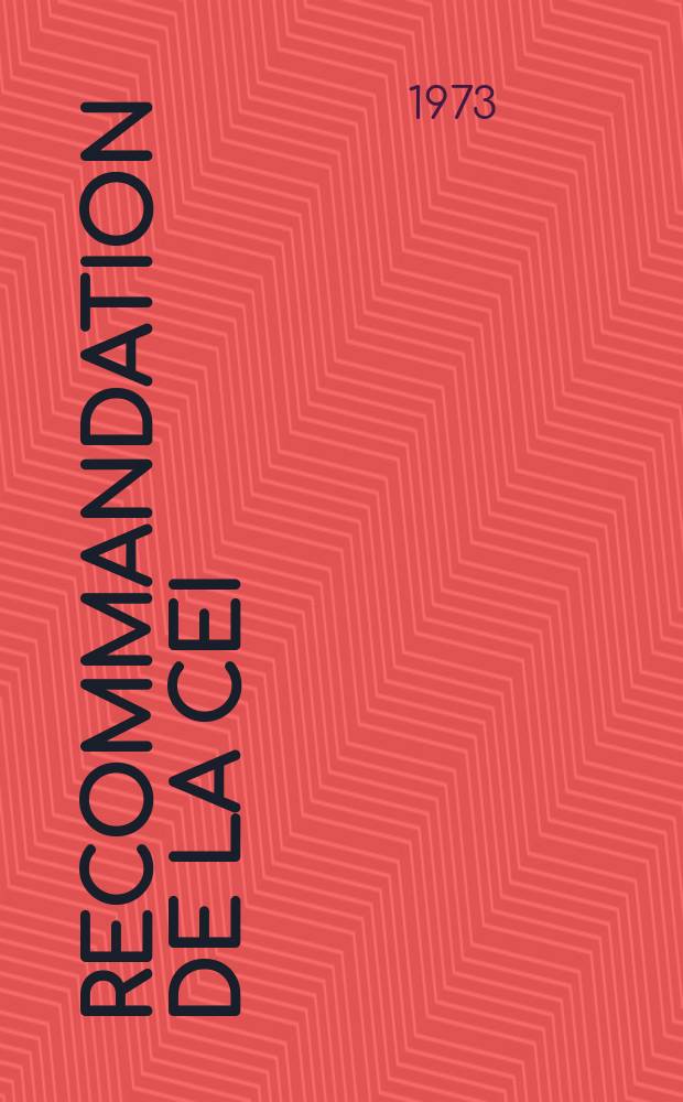 Recommandation de la CEI : Publication : Conditionnement des fis de bobinage