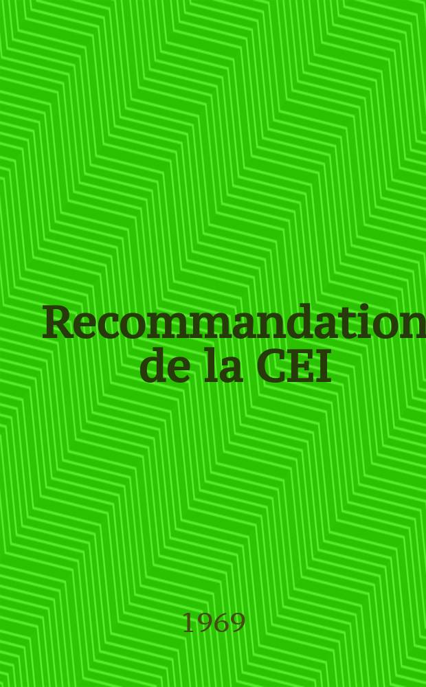 Recommandation de la CEI : Publication : Mesure de dimensions d'un composant cylindrique &agrave; courent continu