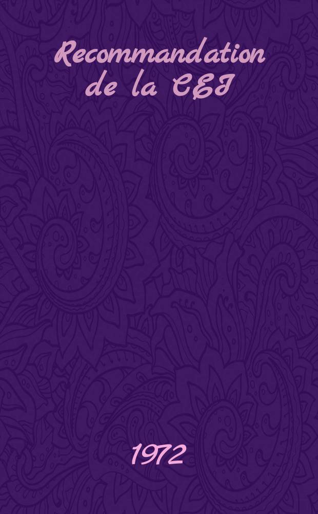 Recommandation de la CEI : Publication. 317–4A : Spécifications pour types particuliers de fils de bobinage