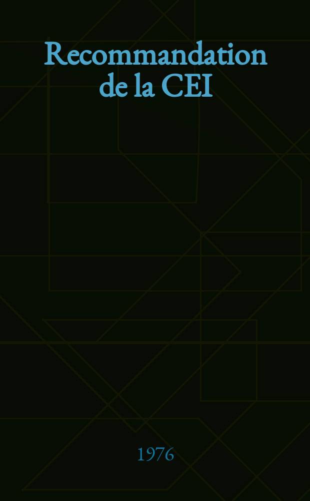 Recommandation de la CEI : Publication. 394–3–1 : Tissus vernis à usages électriques