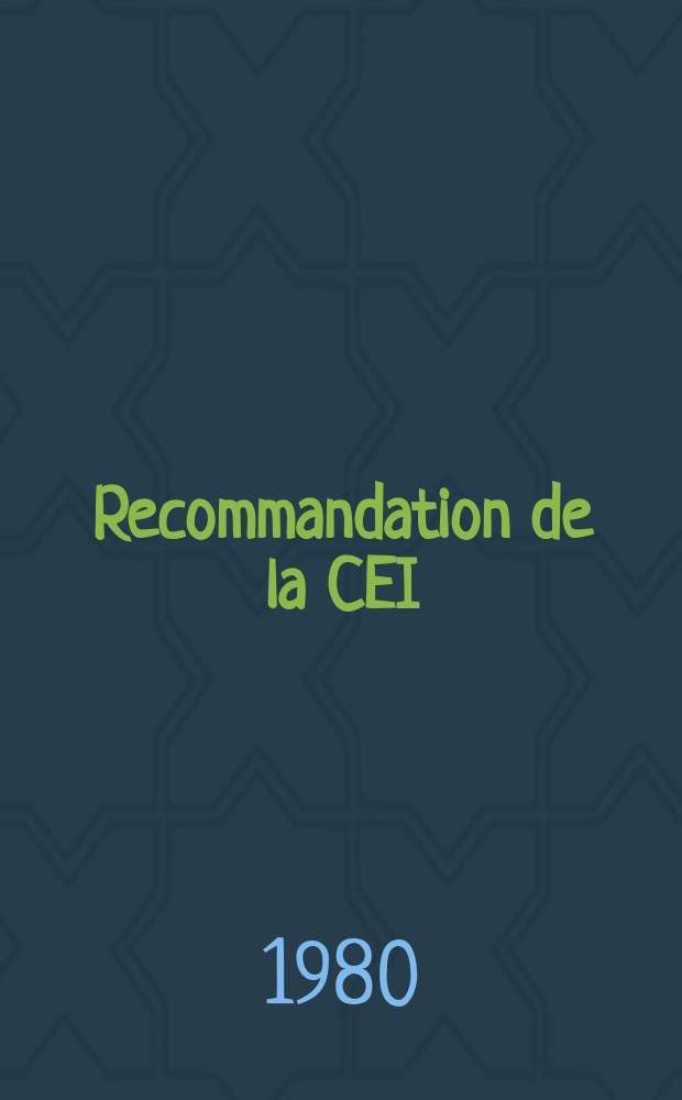 Recommandation de la CEI : Publication. 614–2–2 : Spécifications pour les conduits pour installations électriques