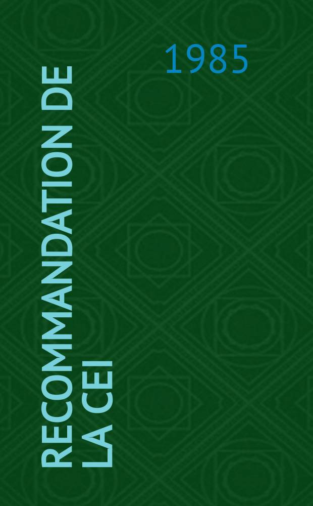 Recommandation de la CEI : Publication. 614–2–4 : Spécifications pour les conduits pour installations électriques