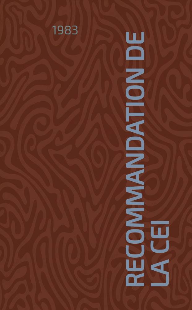 Recommandation de la CEI : Publication. 617&ndash;10 : Symboles graphiques pour sch&eacute;mas