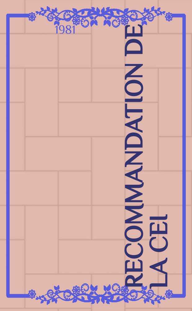 Recommandation de la CEI : Publication : Installations électriques pour chantiers extérieurs soumis à des conditions sévères (y compris mines à ciel ouvert et carrières)
