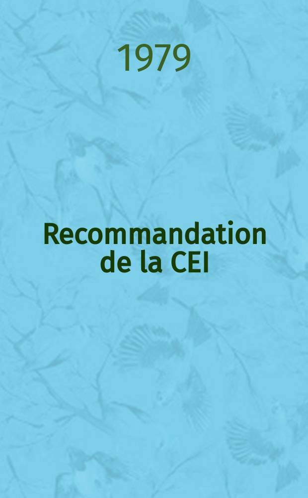 Recommandation de la CEI : Publication : Filtres piézo-électriques