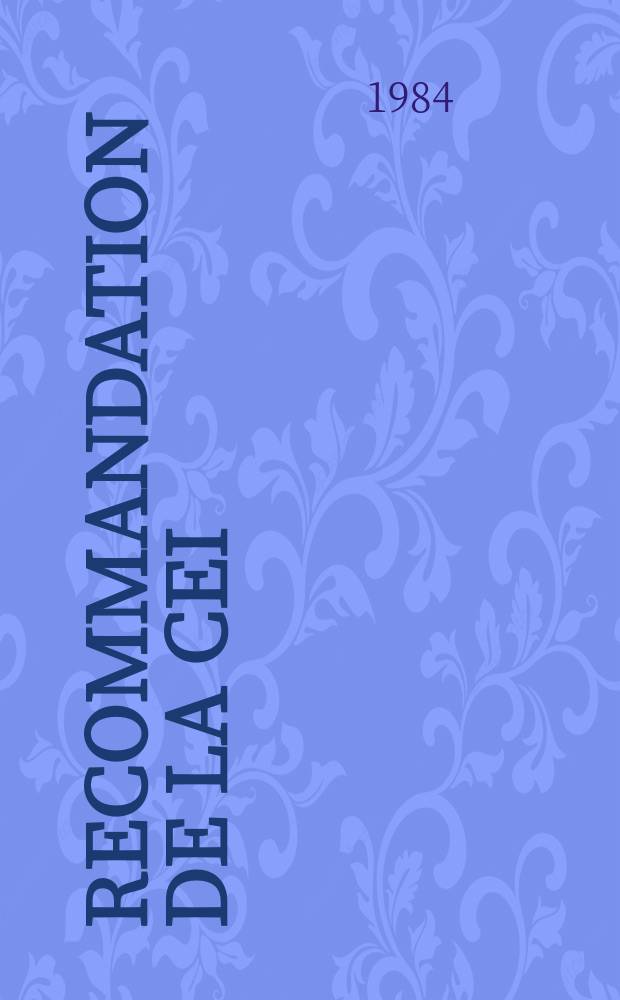 Recommandation de la CEI : Publication. 455–2–2 : Spécification relative aux composes résineux polymérisables sans solvant utilises comme isolants électriques