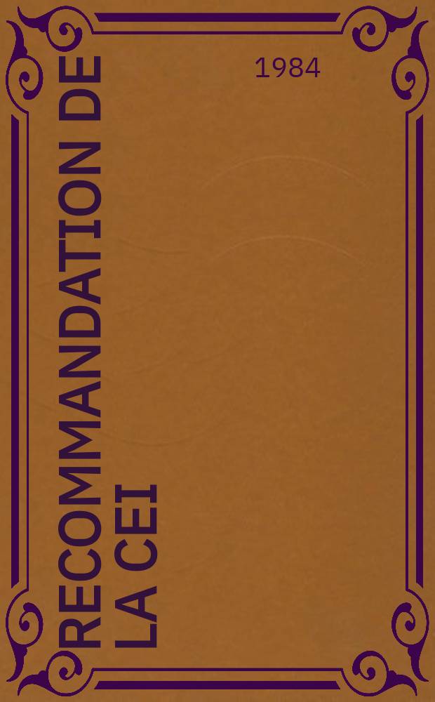 Recommandation de la CEI : Publication. 745&ndash;2&ndash;14 : S&eacute;curit&eacute; des outils &eacute;lectroportatifs &agrave; moteur