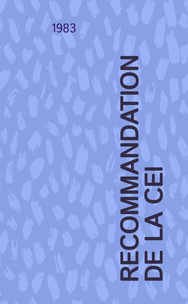 Recommandation de la CEI : Publication : Capteurs industriels &agrave; r&eacute;sistance thermom&eacute;trique de platine