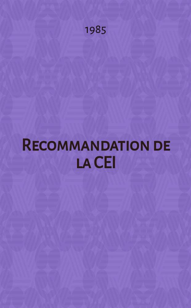 Recommandation de la CEI : Publication. 811–3–2 : Méthodes d'essais communes pour les matériaux d'isolation et de gainage des câbles électriques