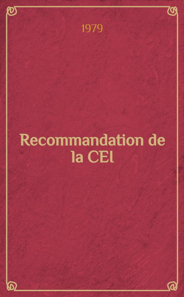 Recommandation de la CEI : Publication : R&eacute;sonateurs et dispositifs en c&eacute;ramique pi&eacute;zo&eacute;lectrique pour la commande et le choix de la fr&eacute;quence