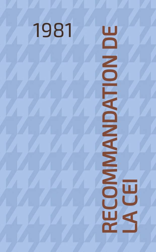 Recommandation de la CEI : Publication : Simulateur d'oreille occluse pour la mesure des &eacute;couteurs couples &agrave; l'oreille par des embouts