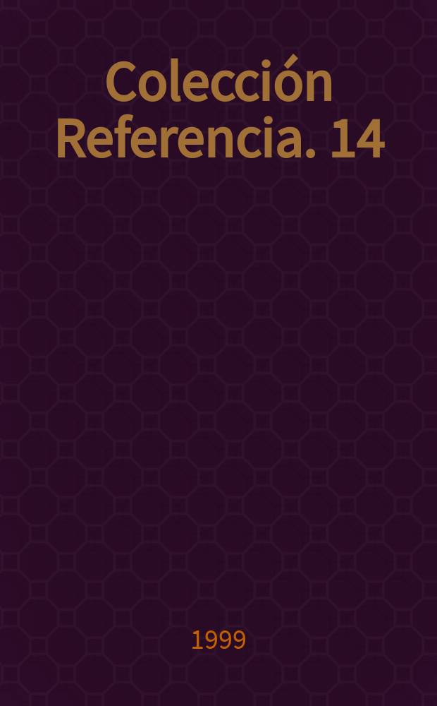 Colecci&oacute;n Referencia. 14 : Sociedad de beneficencia y asistencia social (Argentina)
