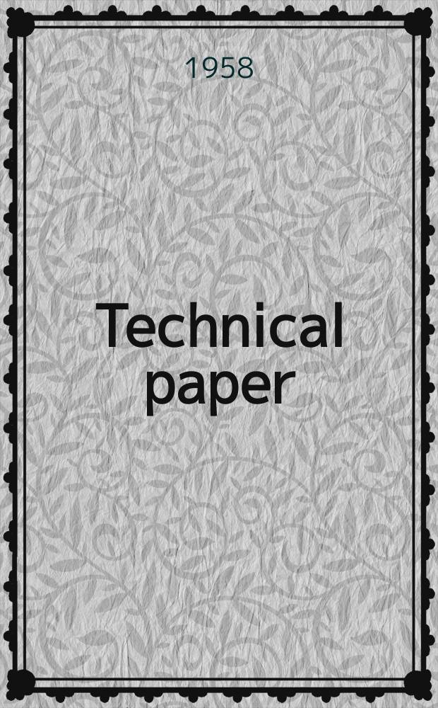 Technical paper