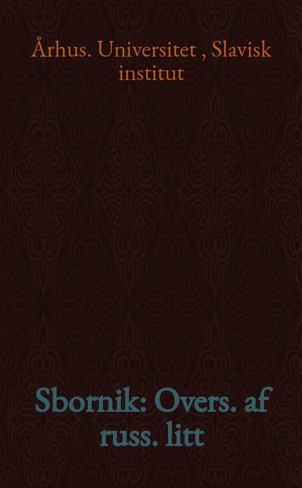 Sbornik : Overs. af russ. litt