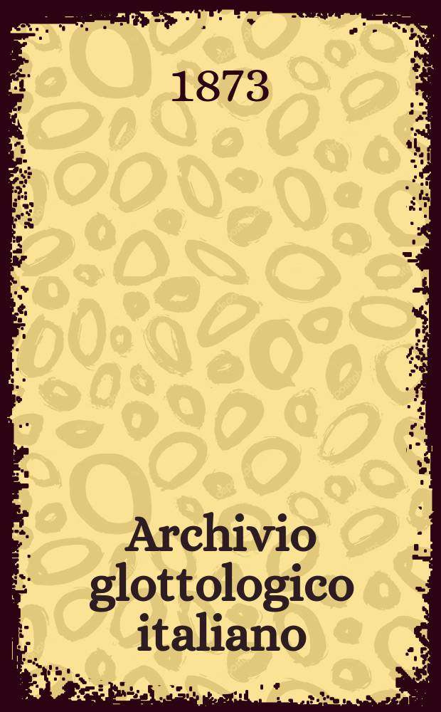 Archivio glottologico italiano