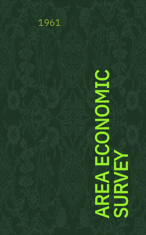 Area economic survey