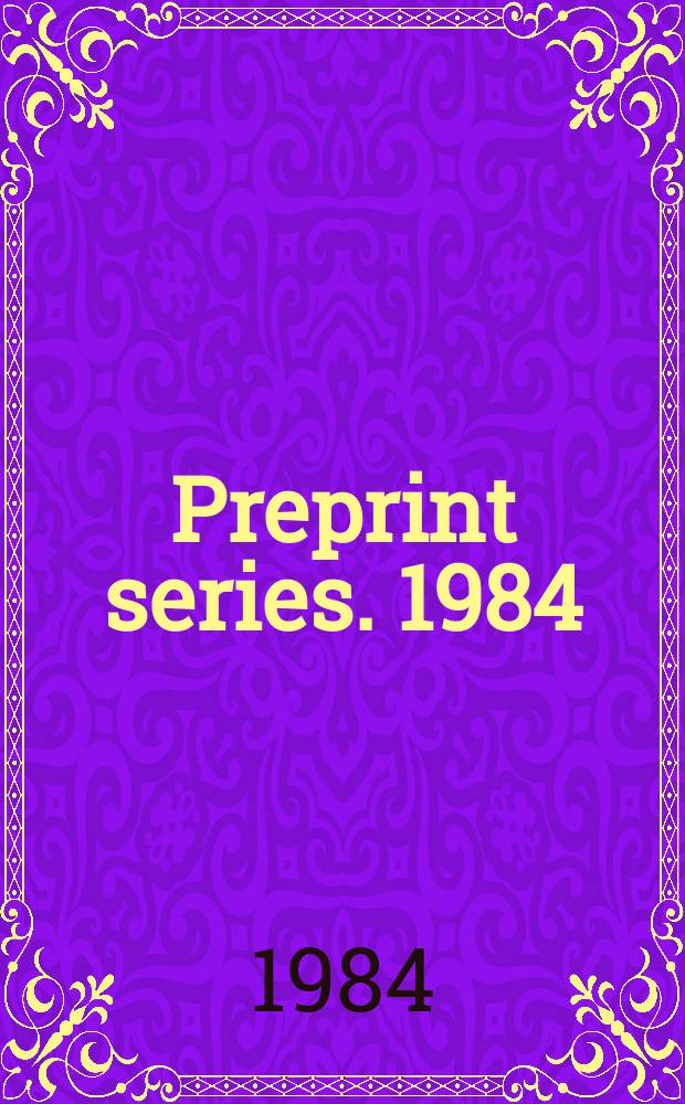 Preprint series. 1984/1985, №10 : Double points of projections
