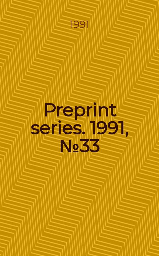 Preprint series. 1991, №33 : Unitary orbits of selfadjoints...