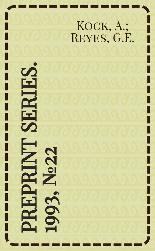 Preprint series. 1993, №22 : Relatively boolean...