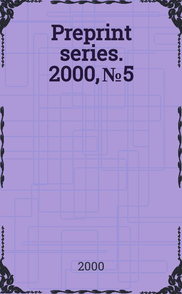 Preprint series. 2000, №5 : Dependent rational points on curves...