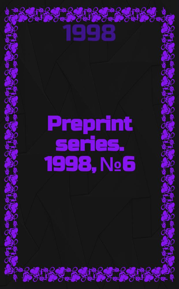 Preprint series. 1998, №6 : Frobenius splitting of cotangent bundles...