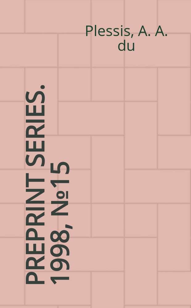 Preprint series. 1998, №15 : Some remarks on o paper of Bekka