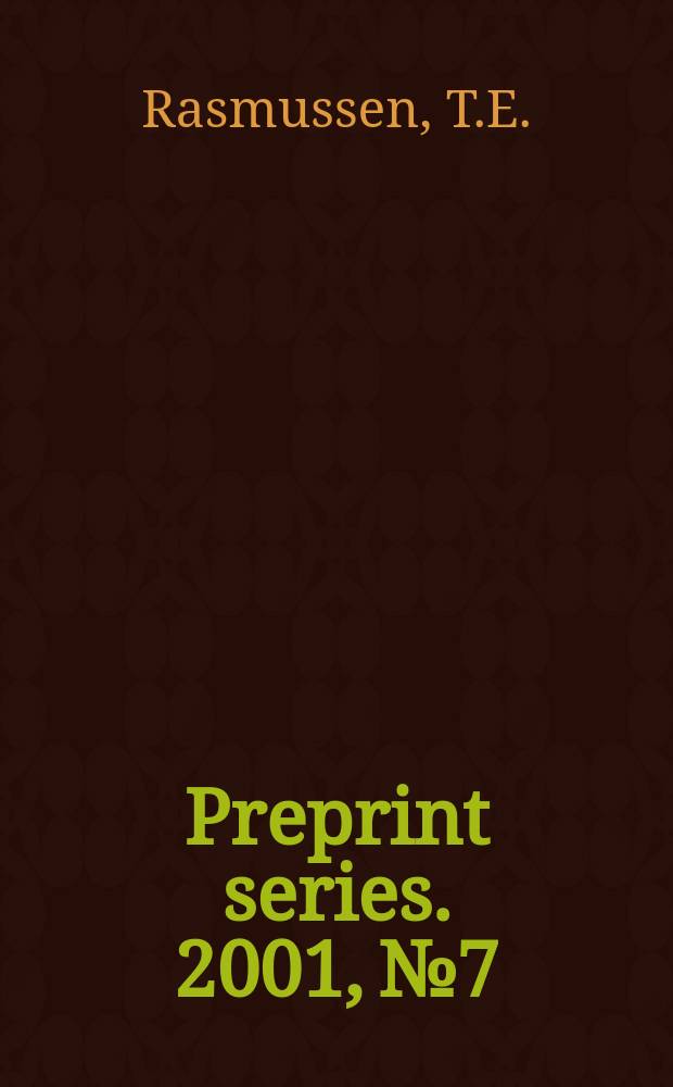 Preprint series. 2001, №7 : Multiplicities of second cell tilting...