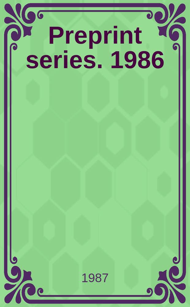 Preprint series. 1986/1987, №23 : Bounds on resonances for Stark-...