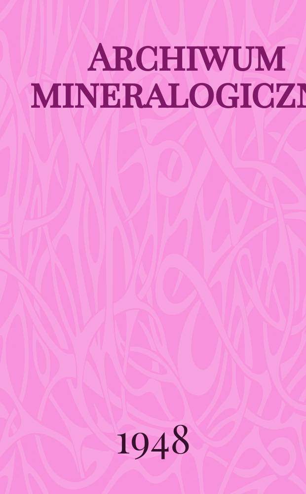 Archiwum mineralogiczne