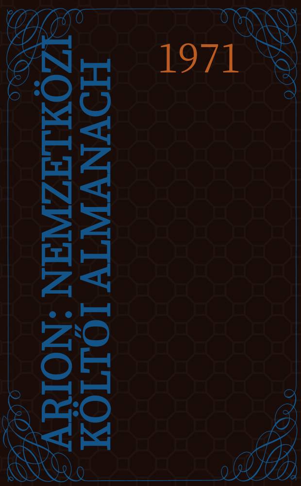 Arion : Nemzetközi költői almanach